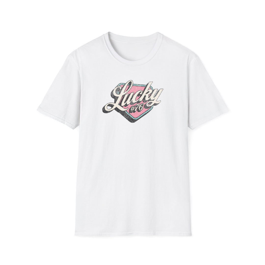 Lucky #76 Graphic T-Shirt — Retro Casino Vibe