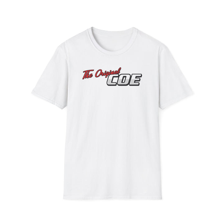 The Original Coe Truck T-Shirt - Retro Red Pickup Barn Graphic Tee