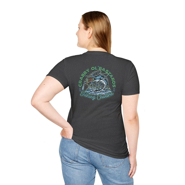 Fishing T-Shirt — “Crabby Ol’ Bastards” Vintage Ocean Angler Tee