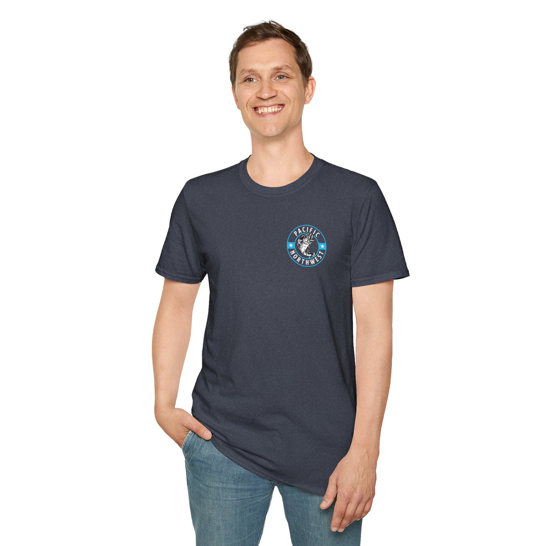 Fishing Bass T-Shirt — Retro Bass Logo Tee for Anglers