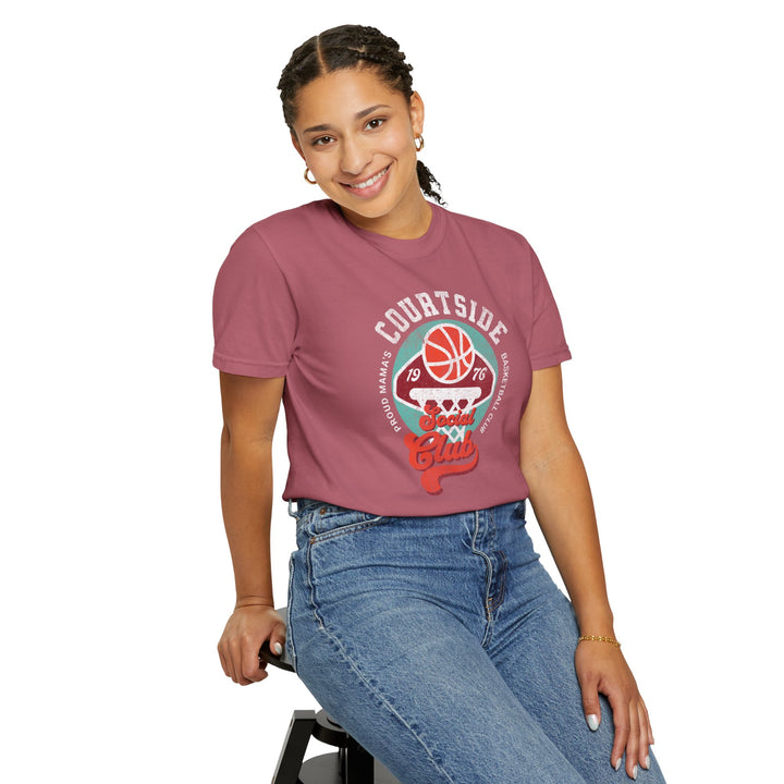 Courtside Club Retro Basketball T-Shirt