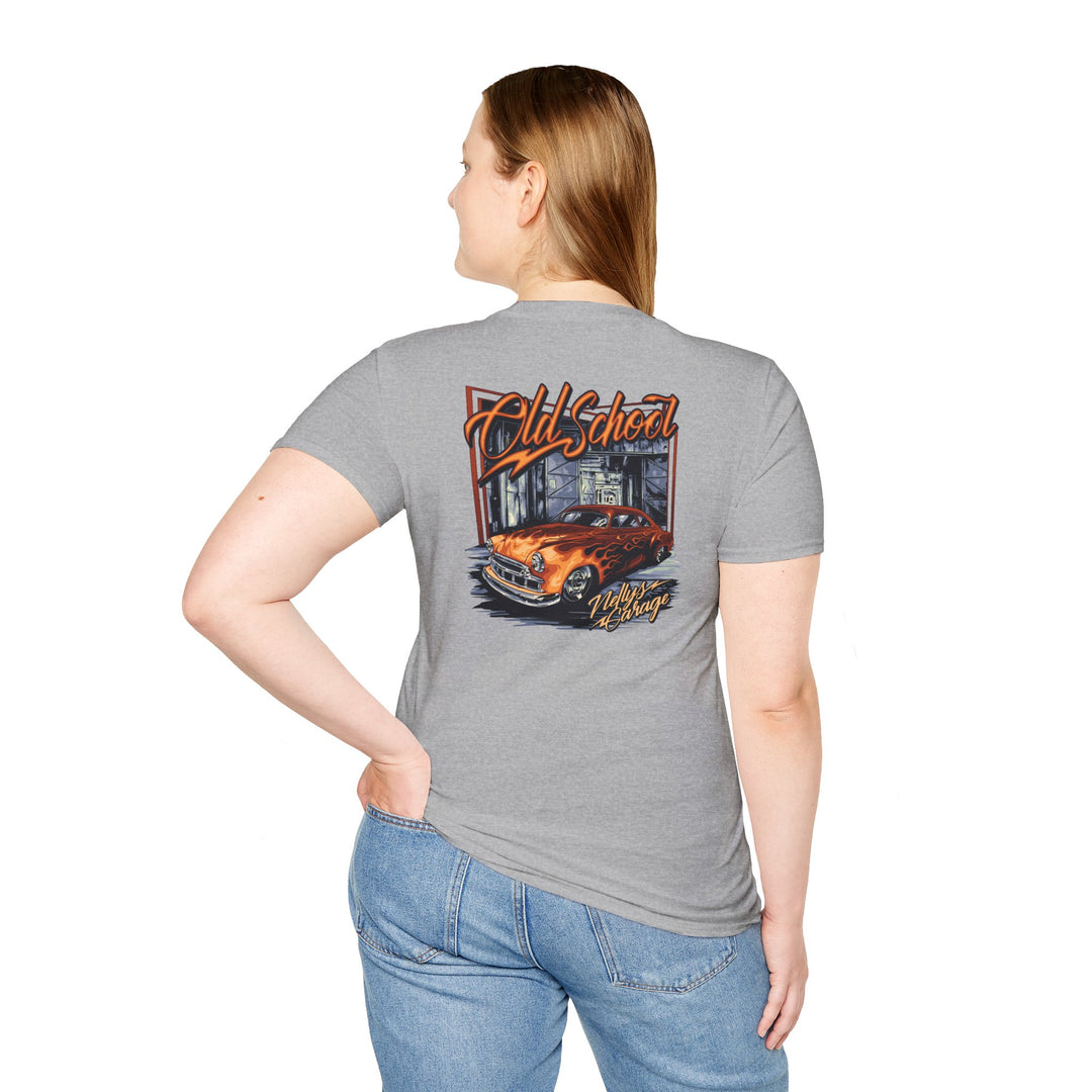 Old School Muscle Car T-Shirt — Retro Garage Classic Car Tee