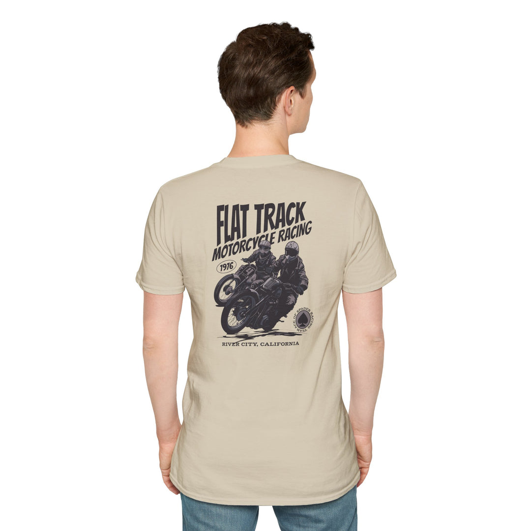 Flat Track Motorcycle Racing Vintage T-Shirt