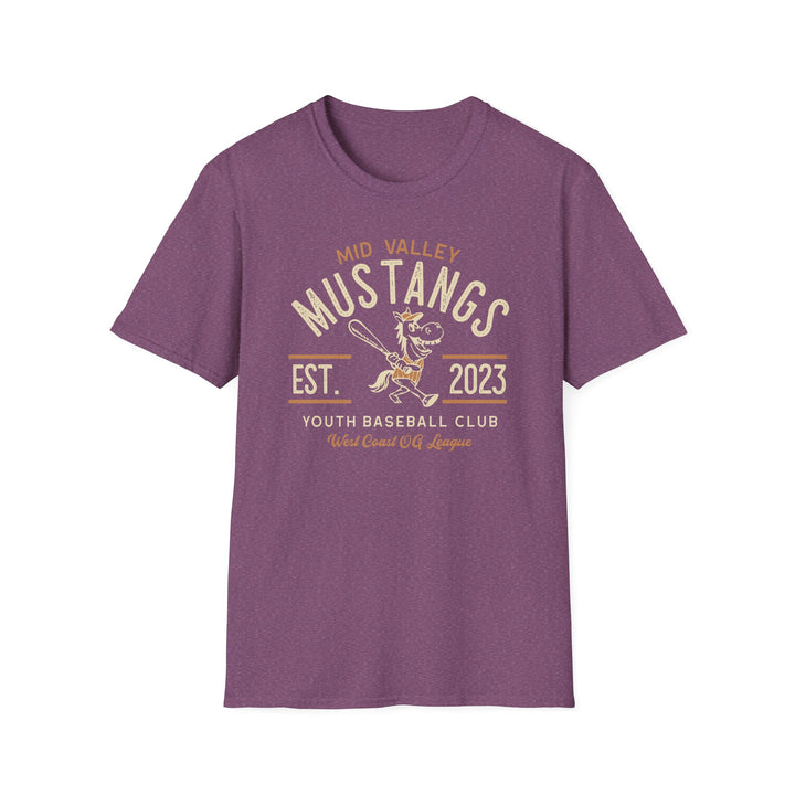 Baseball Club T-Shirt - Mid Valley Mustangs
