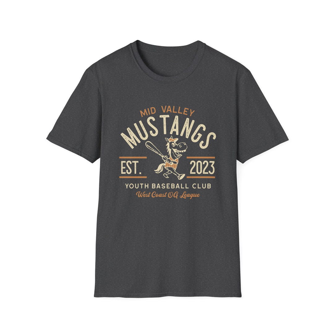 Baseball Club T-Shirt - Mid Valley Mustangs EST. 2023