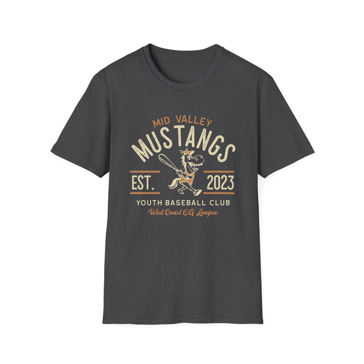 Baseball Club T-Shirt - Mid Valley Mustangs EST. 2023