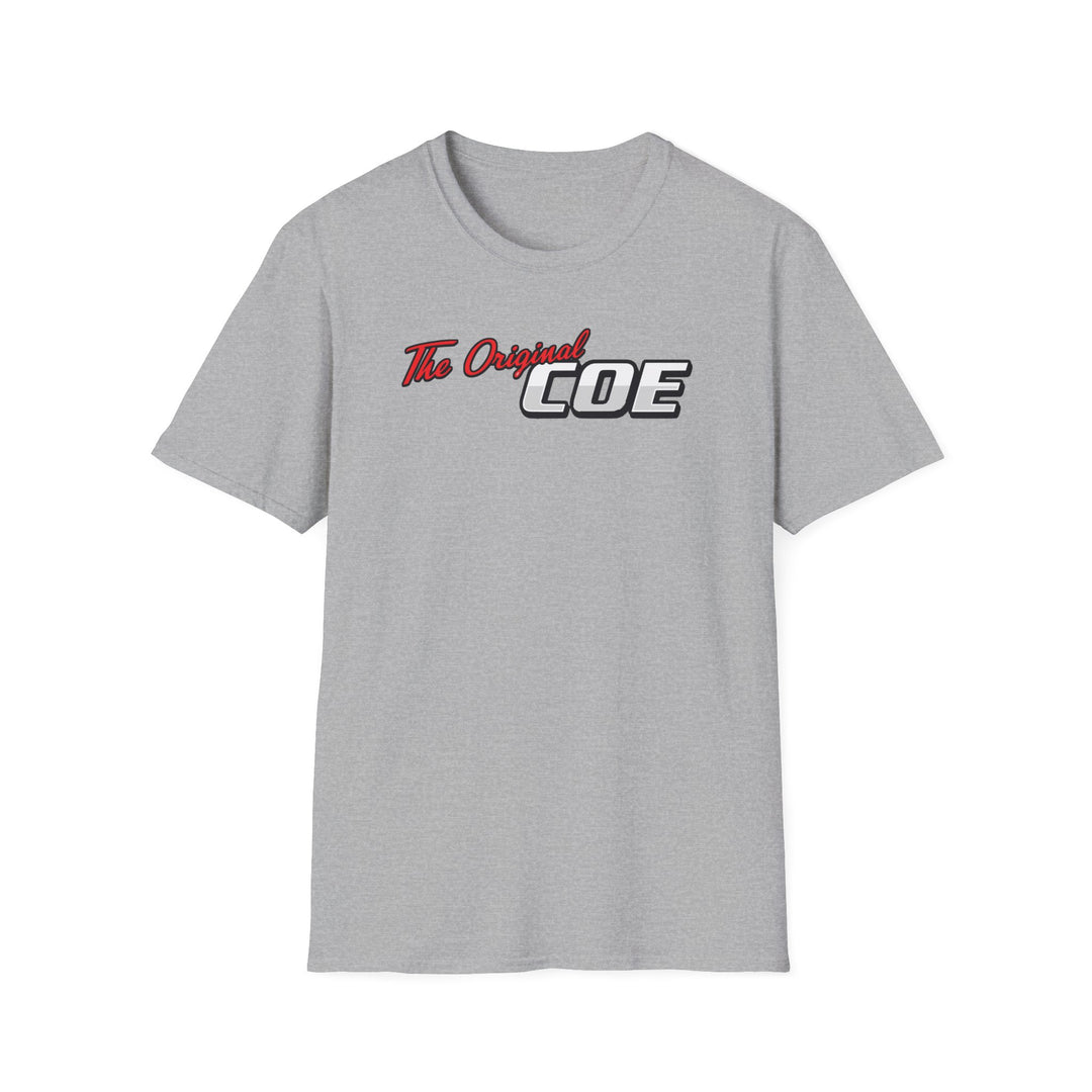 The Original Coe Truck T-Shirt - Retro Red Pickup Barn Graphic Tee