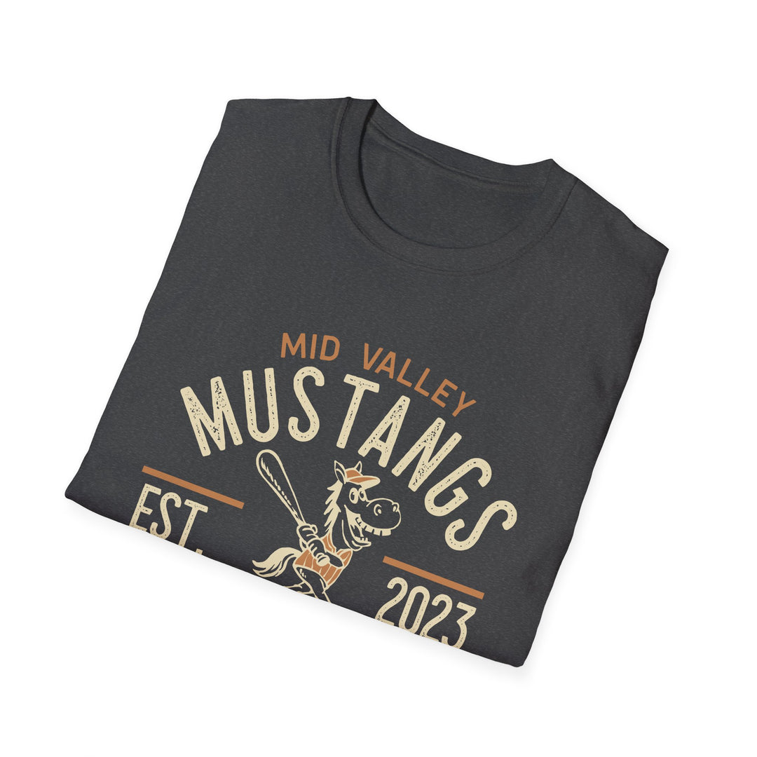 Baseball Club T-Shirt - Mid Valley Mustangs EST. 2023