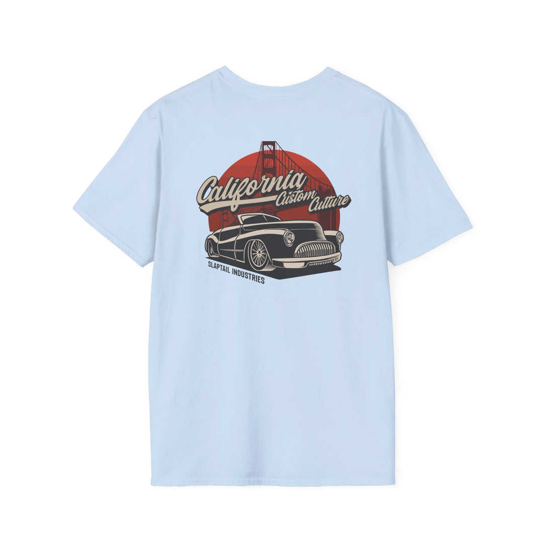 California Classic Car T-Shirt — Vintage Golden Gate Hot Rod Tee