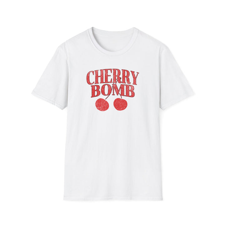 Cherry Bomb T-Shirt — Retro Red Graphic Tee