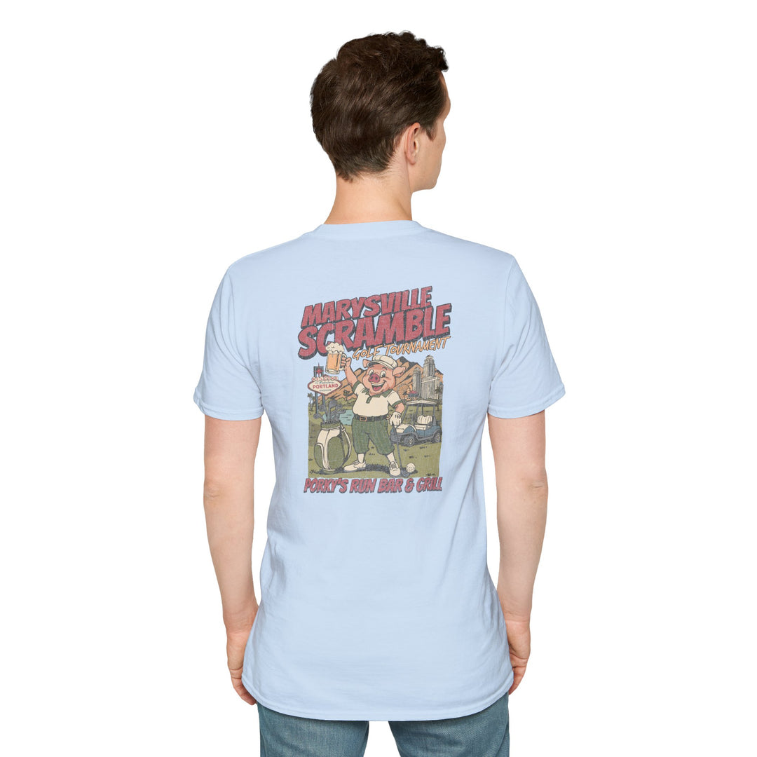 Marysville Scramble Retro Golf Tournament T-Shirt