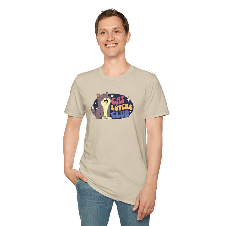 Cat Lovers Club T-Shirt — Cute Retro Cat Graphic Tee