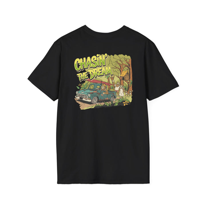 Sammy Sasquatch — "Chasin' The Dream" Vintage Road Trip Graphic Tee