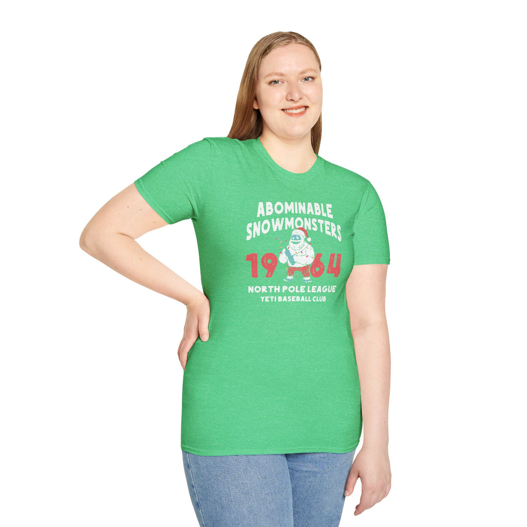 Abominable Snowmonsters 1964 Yeti Baseball Club T-Shirt