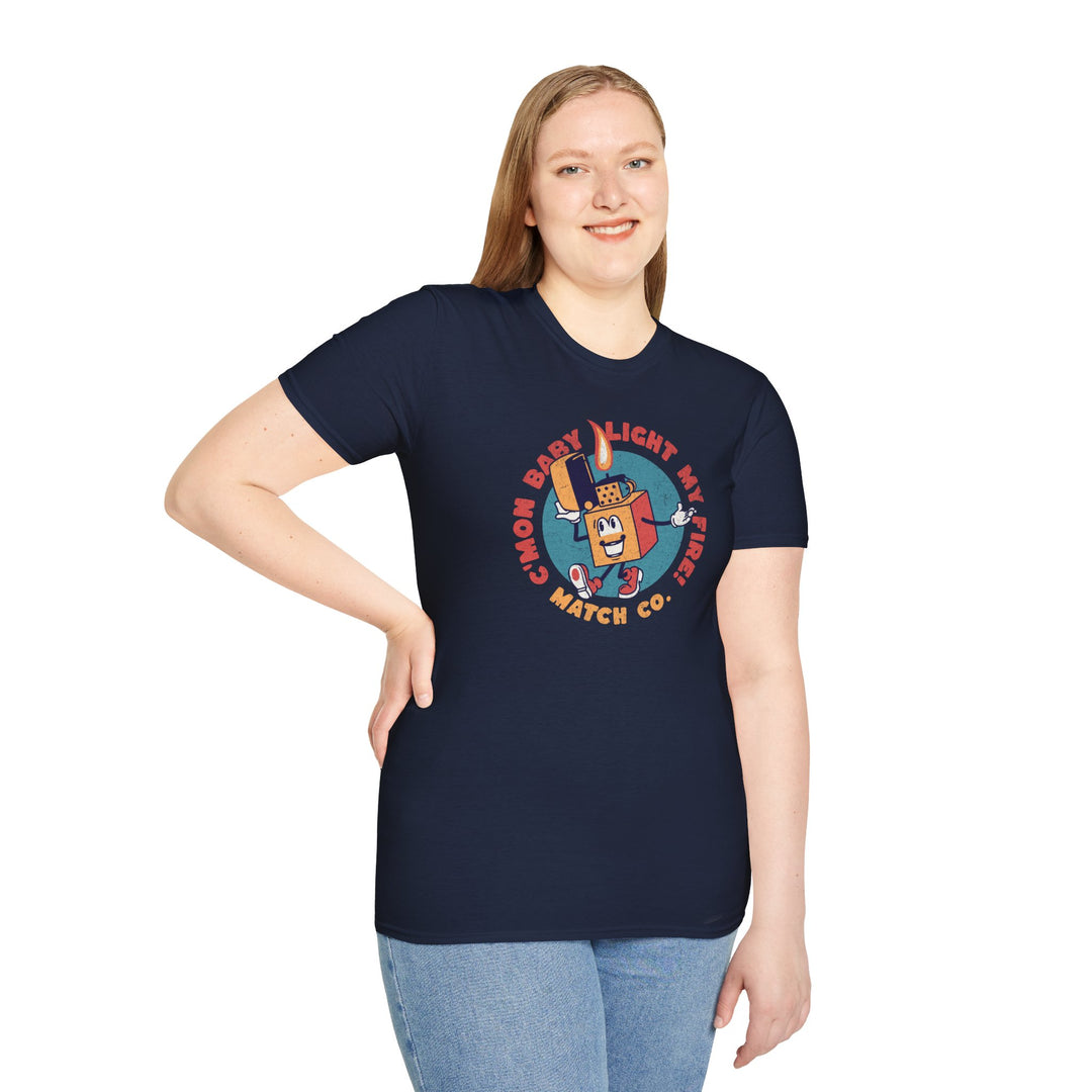 “C’mon Baby Light My Fire!” Vintage Graphic Tee