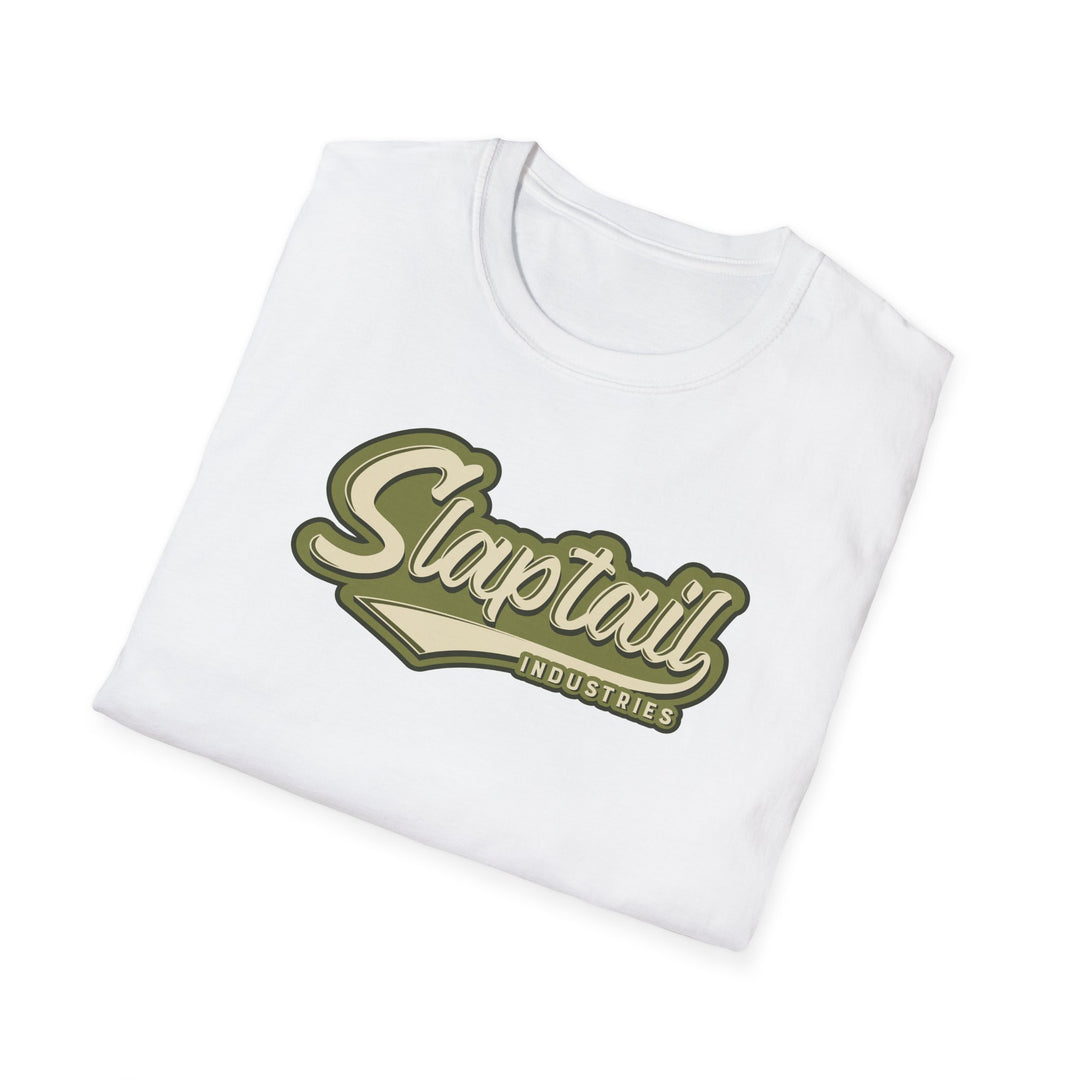 Fishing T-Shirt — "Slaptail Outdoors" Bass Logo Tee