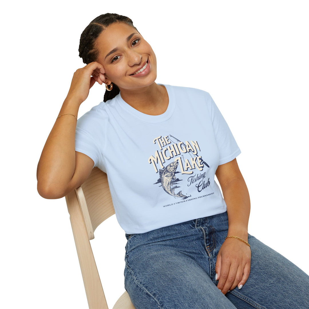 Michigan Lake Fishing Club T-Shirt — Vintage Angler Tee
