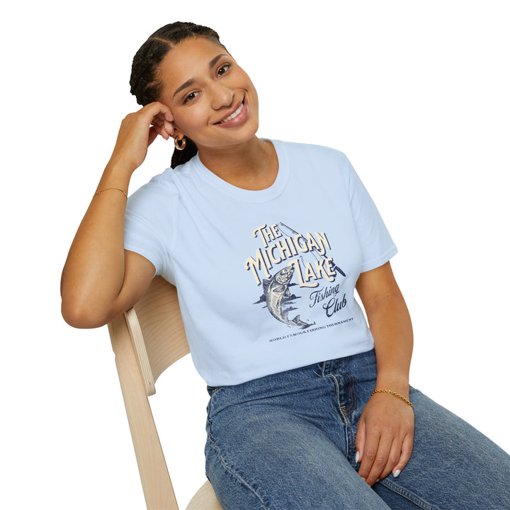 Michigan Lake Fishing Club T-Shirt — Vintage Angler Tee