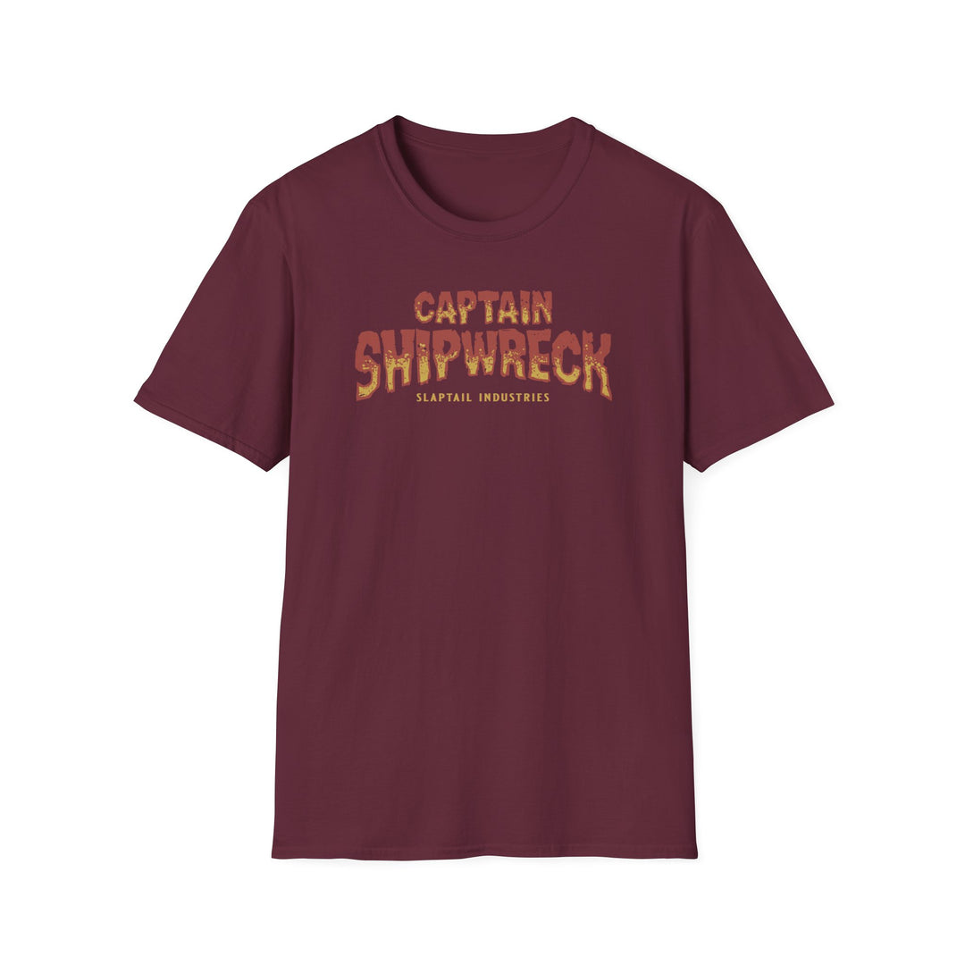 Captain Shipwreck T-Shirt — Pirate Crew Graphic Tee (Mutiny on the Barnacle)