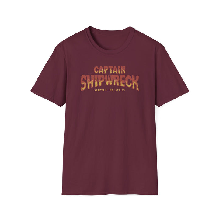 Captain Shipwreck T-Shirt — Pirate Crew Graphic Tee (Mutiny on the Barnacle)