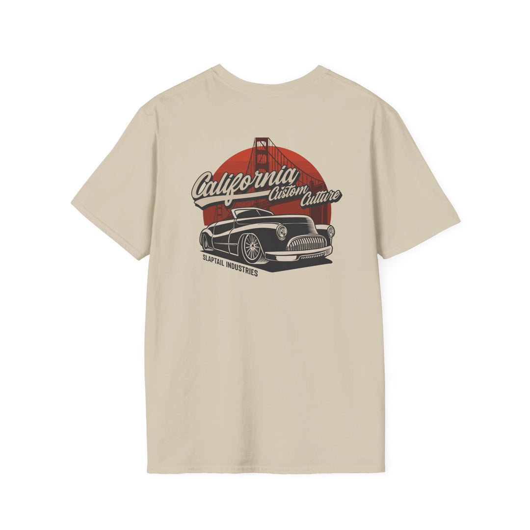 California Classic Car T-Shirt — Vintage Golden Gate Hot Rod Tee