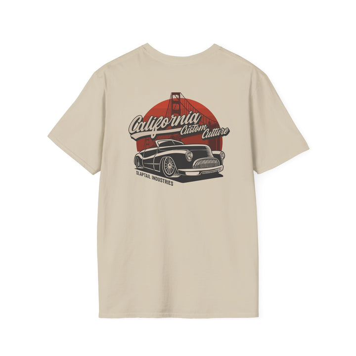 California Classic Car T-Shirt — Vintage Golden Gate Hot Rod Tee