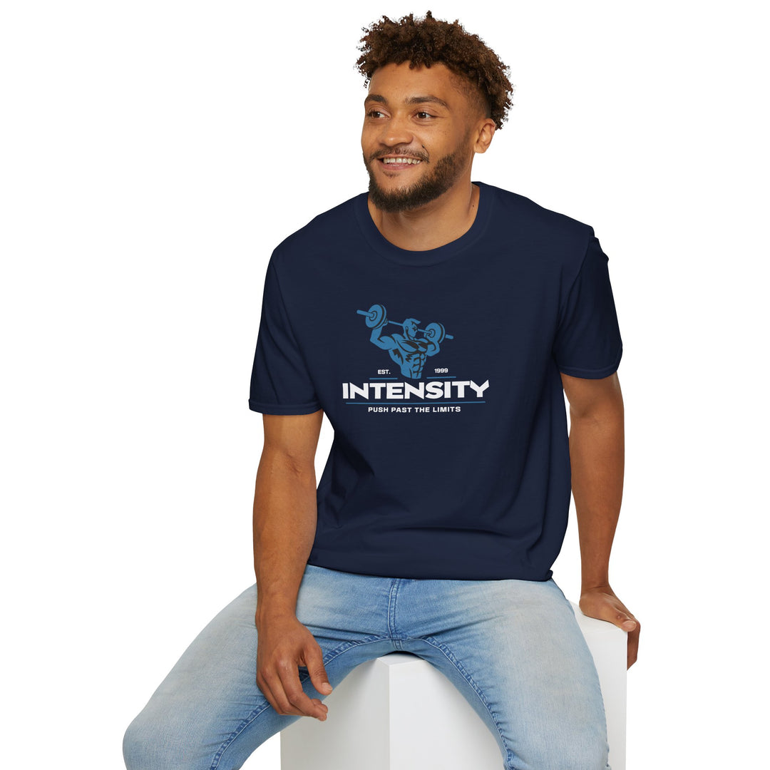 Intensity Weightlifting T-Shirt — "Push Past the Limits" Gym Tee