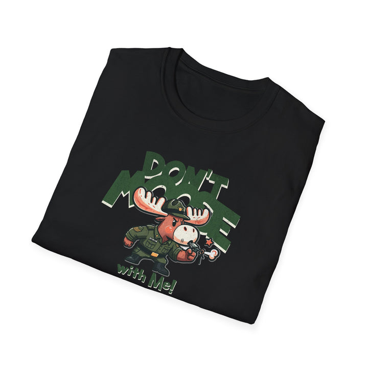 Moose Tee — 'Don't Moose with Me' Woodland Graphic T-Shirt