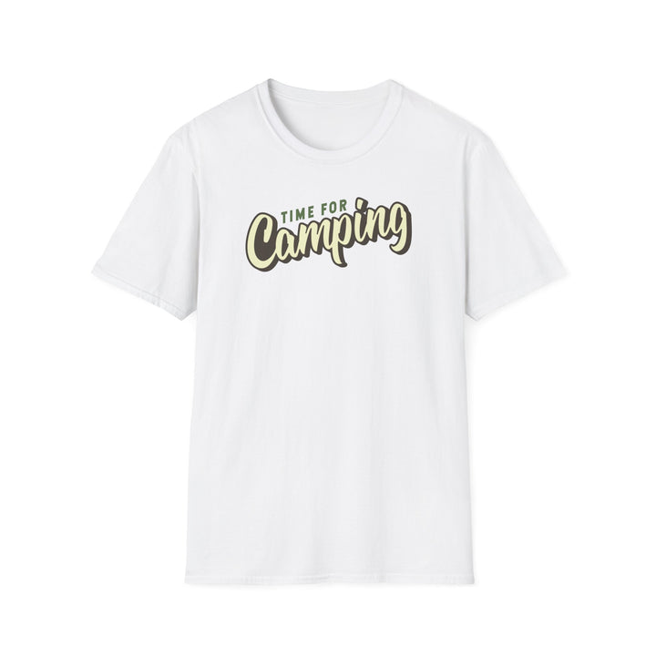 Camping Adventure T-Shirt — "Time for Camping" Outdoor Graphic Tee