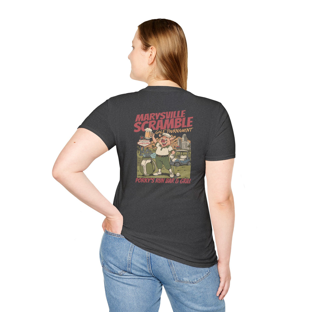 Marysville Scramble Retro Golf Tournament T-Shirt