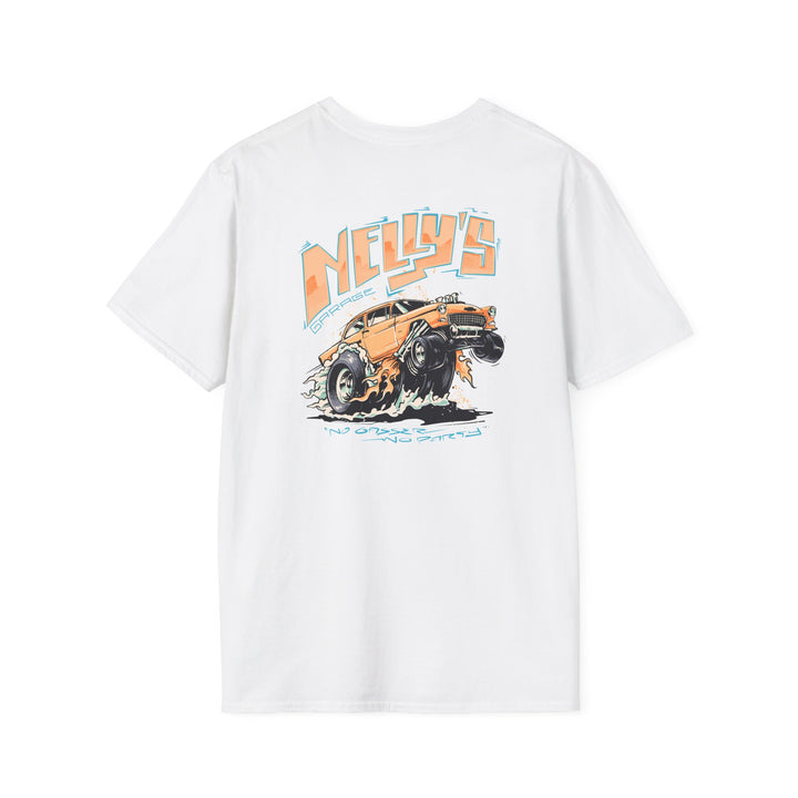 Nelly's Garage Retro Gasser Tee - Chevy Hot Rod T-Shirt