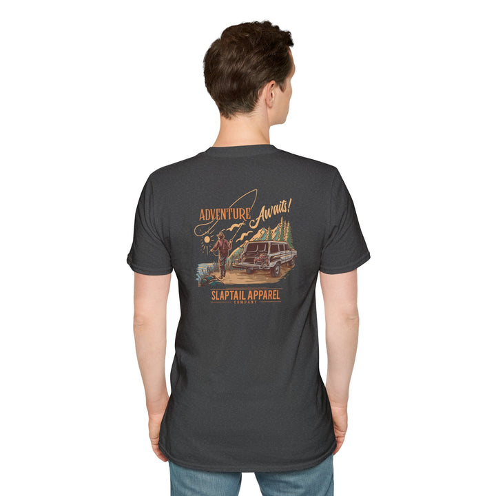 Adventure Await Outdoor Fishing Off-Road T-Shirt