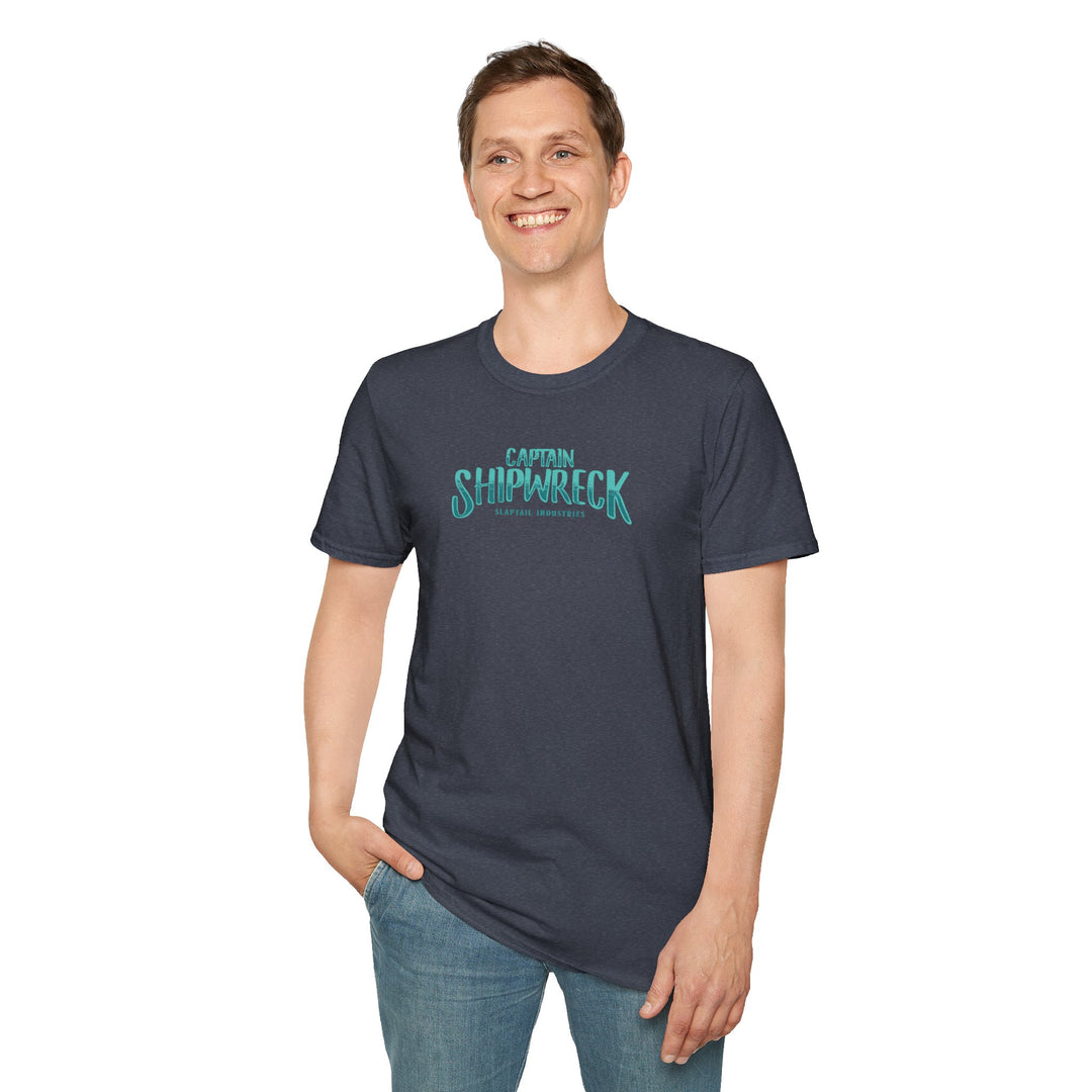 Captain Shipwreck "Kraken Snack" Design - Nautical Adventure Unisex T-Shirt