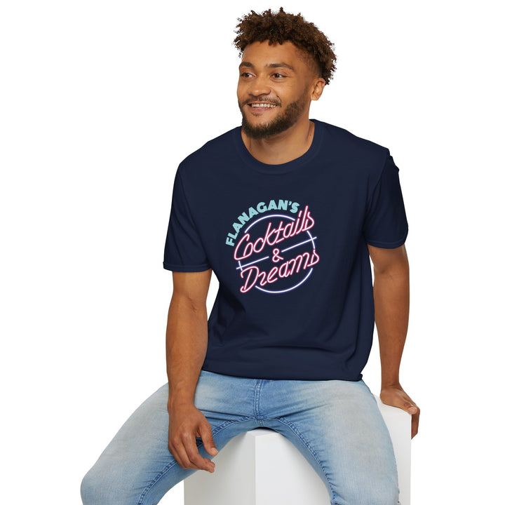Cocktails & Dreams Retro T-Shirt