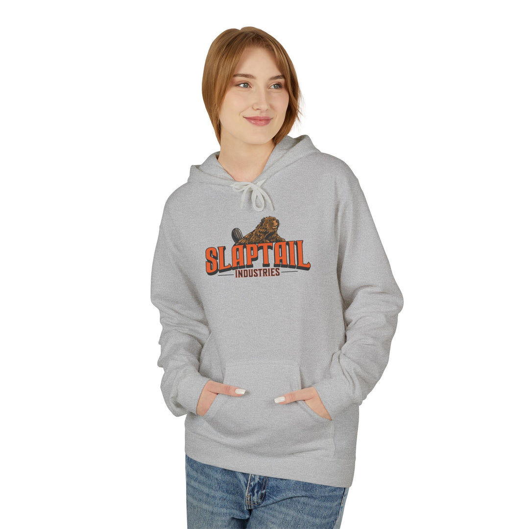 Slaptail Beaver Logo — Gildan SF500 Hoodie