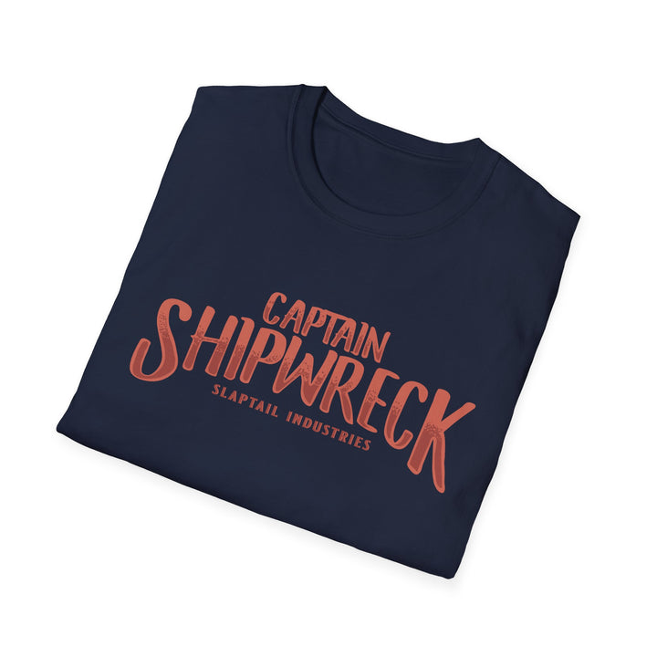 Captain Shipwreck Adventure T-Shirt - Tentacle Trouble Design