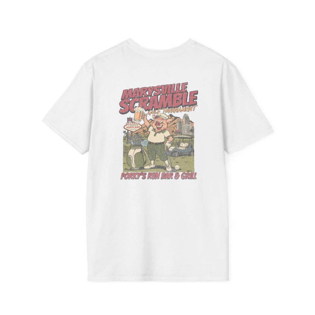 Marysville Scramble Retro Golf Tournament T-Shirt