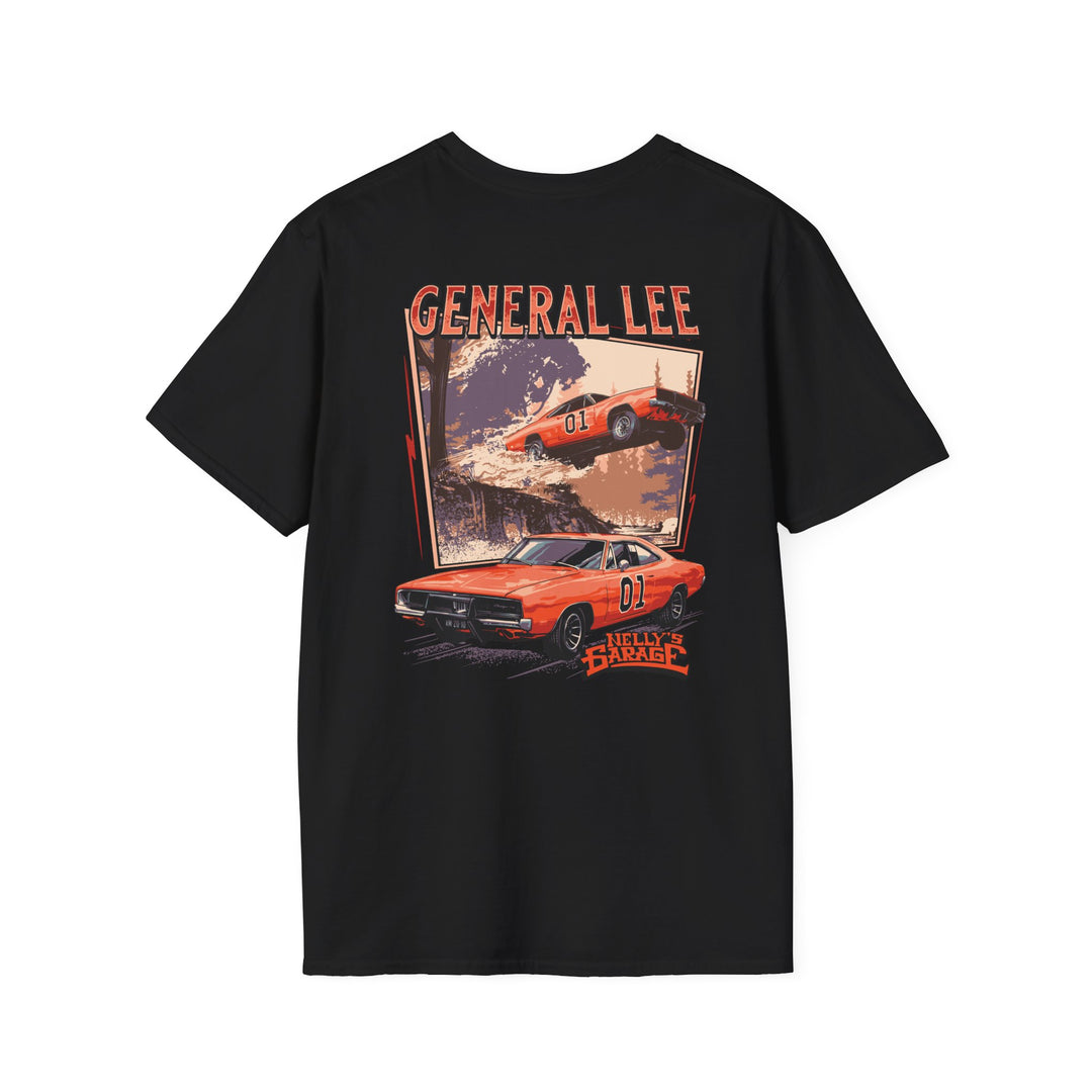 General Lee Garage T-Shirt — Classic Charger Car Graphic Tee