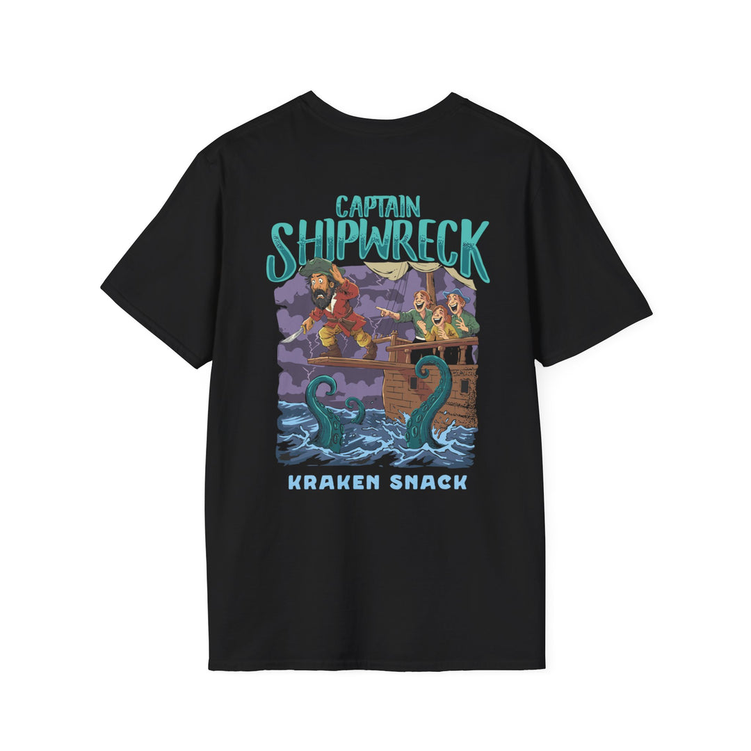 Nautical Adventure Unisex T-Shirt - Captain Shipwreck Design