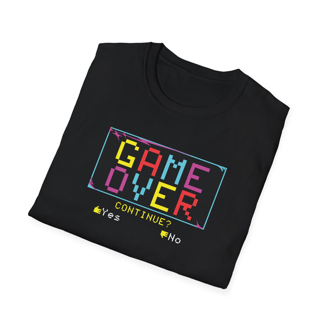 Retro "Game Over" T-Shirt — Pixel Video Game Tee