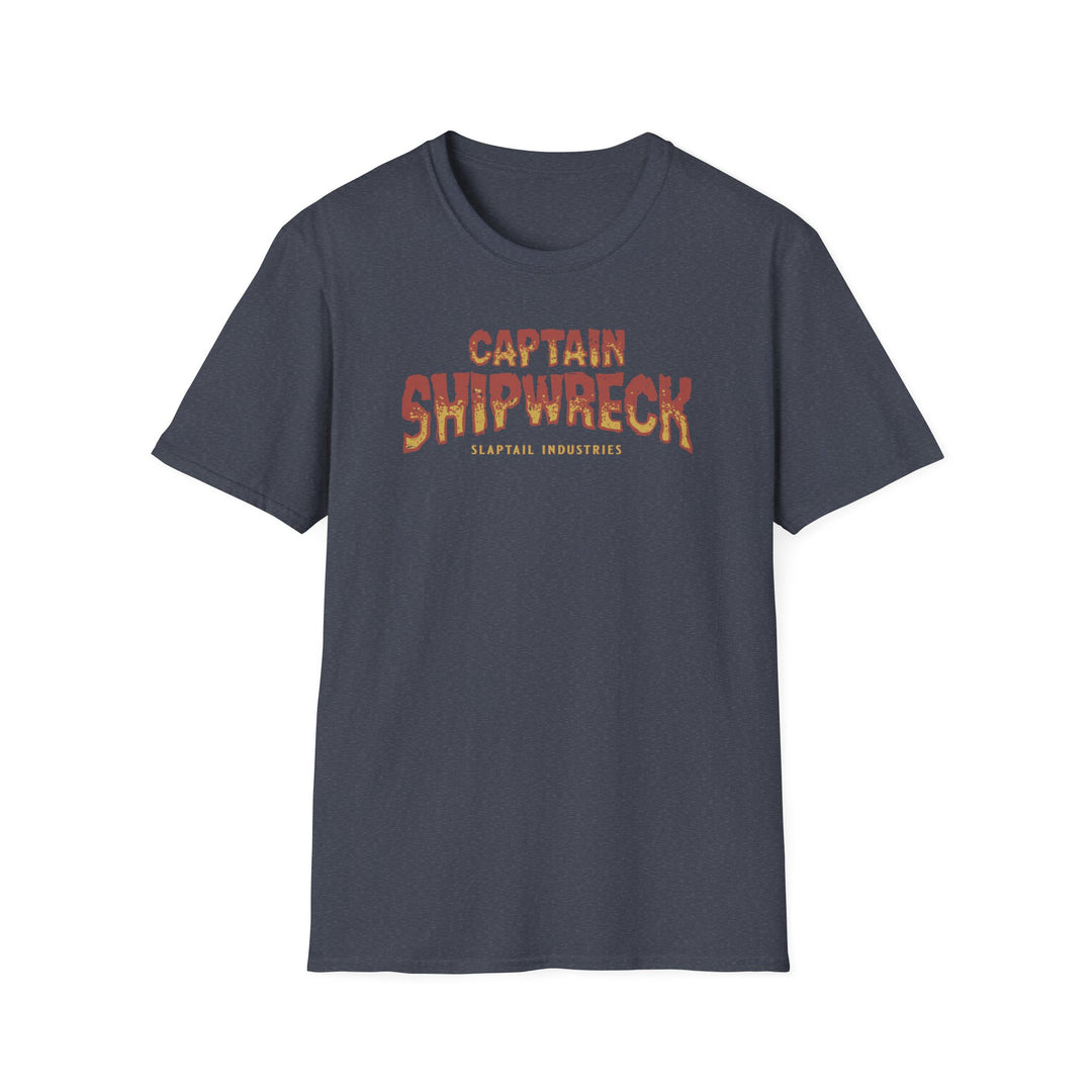 Captain Shipwreck T-Shirt — Pirate Crew Graphic Tee (Mutiny on the Barnacle)