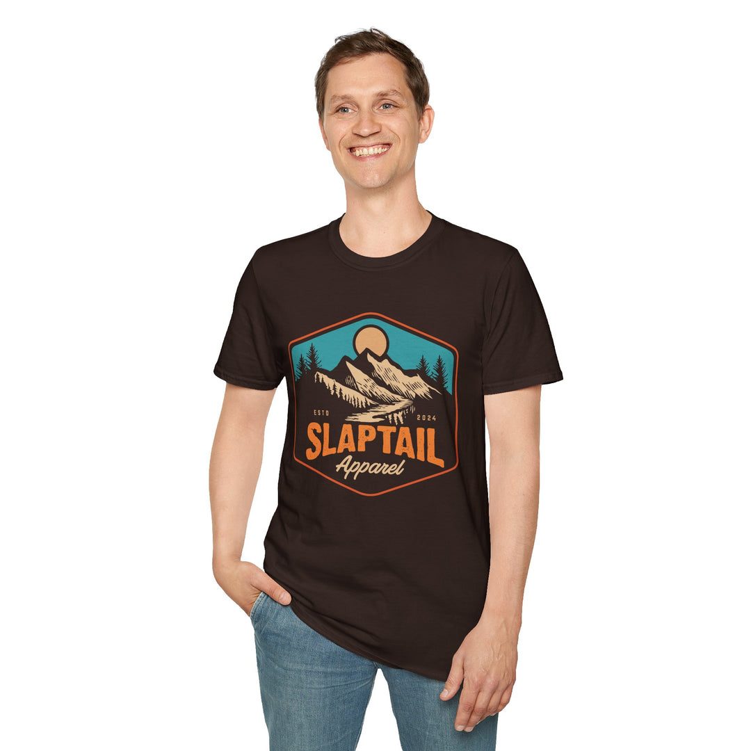 Mountain Adventure Unisex Softstyle T-Shirt