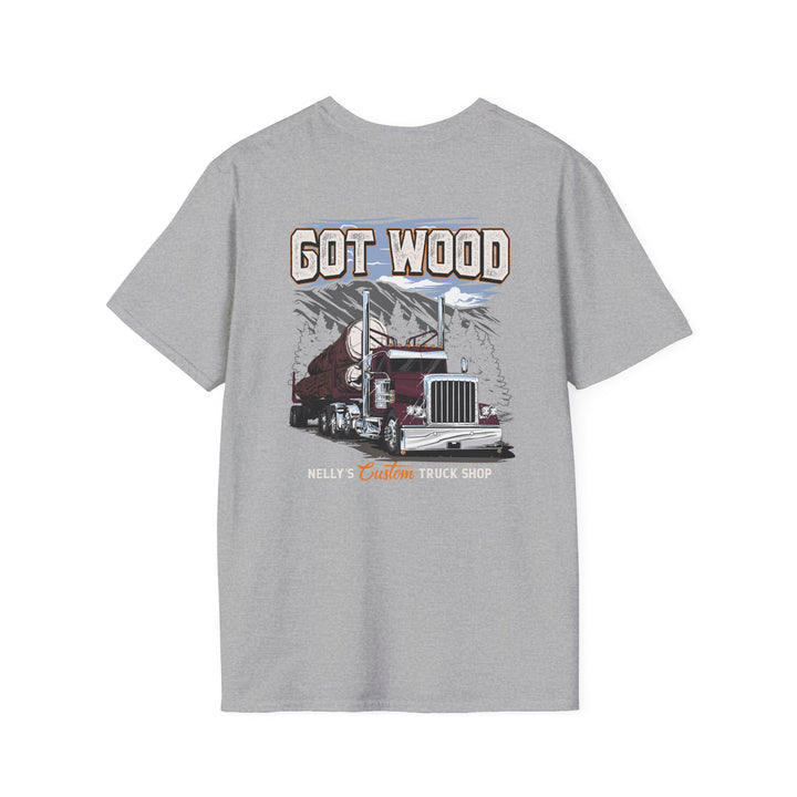 Got Wood Truck T-Shirt — Logging Semi Truck Graphic Tee