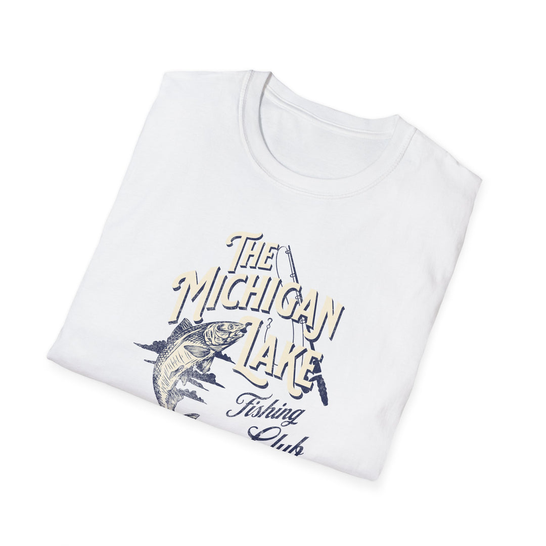Michigan Lake Fishing Club T-Shirt — Vintage Angler Tee