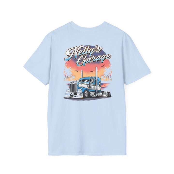 Nelly's Garage Truck Tee — Vintage Kenworth Semi-Truck Graphic T-Shirt