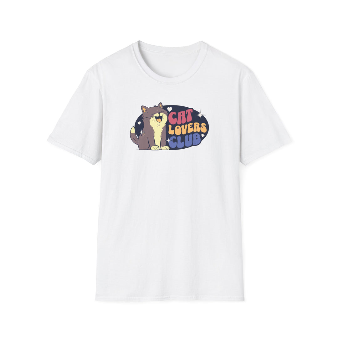 Cat Lovers Club T-Shirt — Cute Retro Cat Graphic Tee