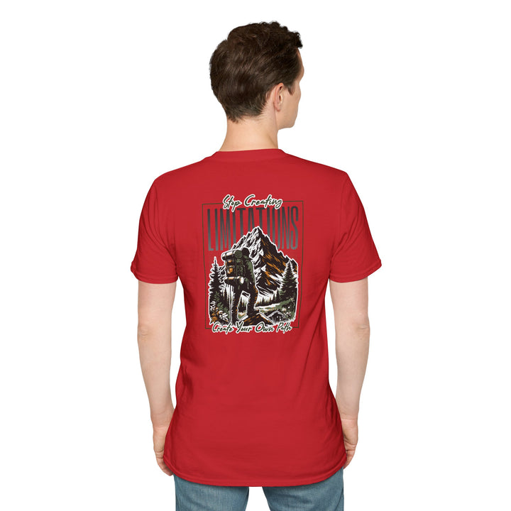 Stop Creating Limitations Mountain T-Shirt