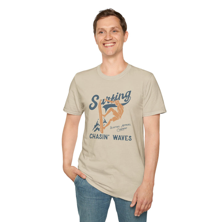 Surfing Chasin' Waves Surfing T-Shirt