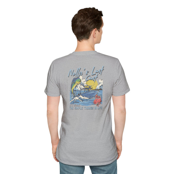 Nelly's Last Cast T-Shirt — Retro Fishing Tee