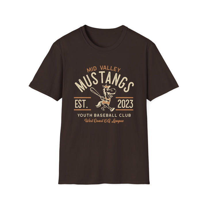 Baseball Club T-Shirt - Mid Valley Mustangs EST. 2023